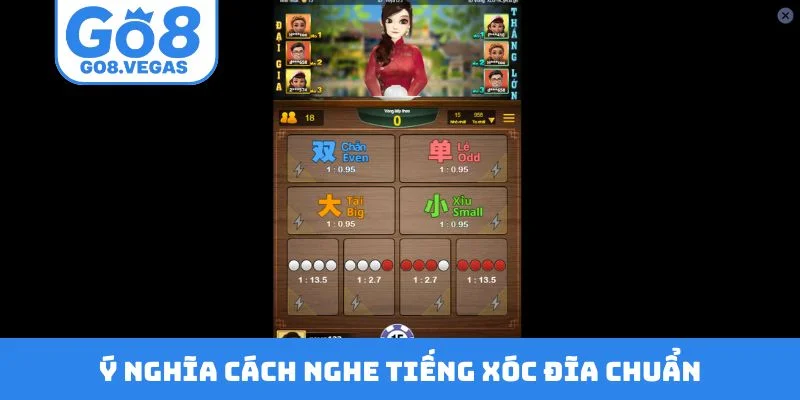 cách nghe tiếng xóc dia chuẩn